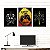 Quadro Decorativo Geek Trio Next Level - Imagem 1