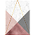 Quadro Decorativo Geométrico Trio Triangular Rosé Gold - Imagem 2