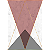 Quadro Decorativo Geométrico Trio Triangular Rosé Gold - Imagem 4