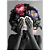 Quadro Decorativo Womens Face Flowers - Imagem 2