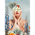 Quadro Decorativo Womens Flowers Blue - Imagem 2