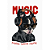Quadro Decorativo Street Art Music Dog - Imagem 2