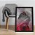 Quadro Decorativo Alcohol Ink Red - Imagem 1