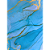 Quadro Decorativo Alcohol Ink Trio Blue - Imagem 2