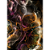 Quadro Decorativo Alcohol Ink Trio Orange Purple - Imagem 3