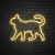 Painel Neon LED - Gato - Imagem 1
