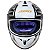 Capacete Axxis Draken Vector Branco e Dourado - Imagem 8