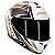 Capacete Axxis Draken Vector Branco e Dourado - Imagem 6
