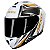 Capacete Axxis Draken Vector Branco e Dourado - Imagem 7