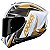 Capacete Axxis Draken Vector Branco e Dourado - Imagem 1