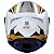 Capacete Axxis Draken Vector Branco e Dourado - Imagem 9
