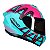 Capacete Axxis Draken Dekers Tiffany e Rosa - Imagem 2
