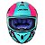 Capacete Axxis Draken Dekers Tiffany e Rosa - Imagem 8