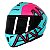 Capacete Axxis Draken Dekers Tiffany e Rosa - Imagem 7