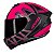 Capacete Axxis Draken Dekers Preto e Rosa - Imagem 1