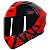 Capacete Axxis Draken Dekers Vermelho e Preto - Imagem 7