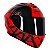 Capacete Axxis Draken Dekers Vermelho e Preto - Imagem 6