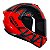 Capacete Axxis Draken Dekers Vermelho e Preto - Imagem 2