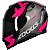 Capacete Axxis Eagle Diagon Preto e Rosa - Imagem 1