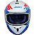 Capacete Axxis Draken Z96 Branco Vermelho e Azul - Imagem 8