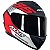 Capacete Axxis Draken Z96 Preto e Vermelho - Imagem 6