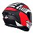 Capacete Axxis Draken Z96 Preto e Vermelho - Imagem 3