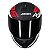 Capacete Axxis Draken Z96 Preto e Vermelho - Imagem 5