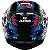 Capacete Axxis Eagle Skull Preto e Azul - Imagem 5