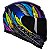 Capacete Axxis Eagle Dreams Azul e Cinza - Imagem 2