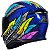 Capacete Axxis Eagle Dreams Azul e Cinza - Imagem 5