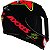 Capacete Axxis Eagle MG16 Marianny Preto e Vermelho - Imagem 2