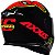 Capacete Axxis Eagle MG16 Marianny Preto e Vermelho - Imagem 3