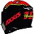 Capacete Axxis Eagle MG16 Marianny Preto e Vermelho - Imagem 4
