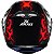 Capacete Axxis Eagle Lady Catrina Vermelho - Imagem 6
