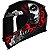 Capacete Axxis Eagle Lady Catrina Vermelho - Imagem 1