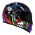 Capacete Ls2 Ff358 Pigment Fosco Preto E Violeta - Imagem 2