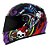 Capacete Ls2 Ff358 Pigment Fosco Preto E Violeta - Imagem 1