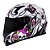 Capacete Ls2 Ff358 Pigment Fosco Branco E Preto - Imagem 1
