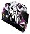 Capacete Ls2 Ff358 Pigment Fosco Branco E Preto - Imagem 3