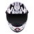 Capacete Ls2 ff358 Classic Crazy Clown Branco - Imagem 5