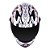 Capacete Ls2 ff358 Classic Crazy Clown Branco - Imagem 6