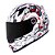 Capacete Ls2 ff358 Classic Crazy Clown Branco - Imagem 4