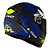 Capacete Ls2 ff358 Classic Tribal Azul - Imagem 3
