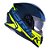 CAPACETE NORISK FF302 MANTY AZUL FOSCO AMARELO - Imagem 2
