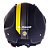 CAPACETE ABERTO LS2 OF562 METROPOLIS PRETO AMARELO FOSCO - Imagem 3