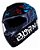 CAPACETE ARTICULADO NORISK FORCE BORN TO RIDE AZUL - Imagem 5