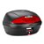 Baú Givi Monolock Simply 2 45 Litros Preto Lente Vermelha - Imagem 1