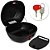 Baú Givi Monolock Flow 35 Litros Preto Lente Bicolor - Imagem 2