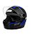 Capacete Ebf7 Power Preto e Azul - Imagem 1