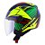 Capacete Orion Moisac Norisk Amarelo e verde - Imagem 1